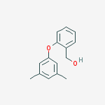 [2-(3,5-dimethylphenoxy)phenyl]methanol结构式