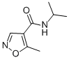 Structure of 4-Isoxazolecarboxamide,5-methyl-N-(1-methylethyl)-