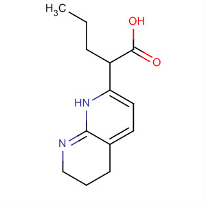 Structure of 1,8-Naphthyridine-2-pentanoic acid, 1,5,6,7-tetrahydro-