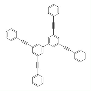 Structure of 1,1'-Biphenyl, 3,3',5,5'-tetrakis(phenylethynyl)-