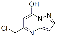 5-(氯甲基)-2-甲基吡唑并[1,5-A]嘧啶-7-醇结构式