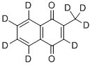 Structure of 2-METHYL-1,4-NAPHTHOQUINONE-D8