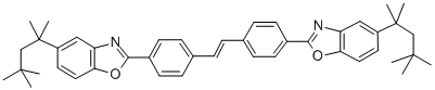 Structure of 2,2-(Vinylenedi-p-phenylene)bis[5-tert-octylbenzoxazole]