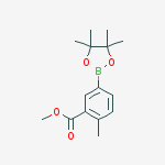 Structure of Methyl 2-Methyl-5-(4,4,5,5-tetraMethyl-1,3,2-dioxaborolan-2-yl)benzoate