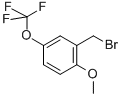 Structure of 2-METHOXY-5-(TRIFLUOROMETHOXY)BENZYL BROMIDE