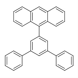 Structure of Anthracene, 9-[1,1':3',1''-terphenyl]-5'-yl-