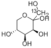 Structure of D-[1-13C]TAGATOSE