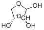 Structure of D-[2-13C]THREOSE