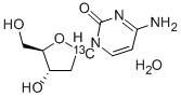 [1'-13C]2'-DEOXYCYTIDINE MONOHYDRATE结构式