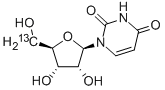 [5-13C]URIDINE 的化学结构式