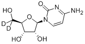 Structure of [5,5-2H2]CYTIDINE