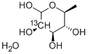 Chemical structure of L-[2-13C]RHAMNOSE MONOHYDRATE