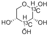 Structure of D-[1,3-13C2]RIBOSE
