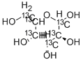 Structure of L-[UL-13C6]GALACTOSE