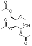 Structure of TRI-O-ACETYL-D-[2-13C]GALACTAL