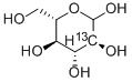 L-[2-13C]GLUCOSE 的化学结构式
