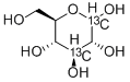 Structure of D-[1,3-13C2]GLUCOSE