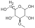 Chemical structure of 3-O-METHYL-D-[6-13C]GLUCOSE