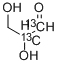 Chemical structure of DL-[1,2-13C2]GLYCERALDEHYDE