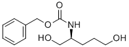 (S)-benzyl 1,5-dihydroxypentan-2-ylcarbamate结构式