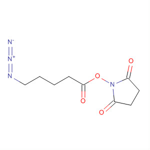 Structure of 2,5-Pyrrolidinedione, 1-[(5-azido-1-oxopentyl)oxy]-