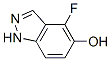 Structure of 1H-INDAZOL-5-OL,4-FLUORO-