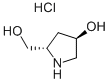 Structure of (3R,5S)-5-HYDROXYMETHYL-3-PYRROLIDINOL HCL