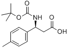 Structure of Boc-(S)-3-Amino-3-(4-methylphenyl)propionic acid