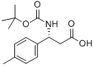 Structure of Boc-(R)-3-Amino-3-(4-methylphenyl)propionic acid