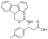 Structure of FMOC-(R)-3-AMINO-3-(4-METHYL-PHENYL)-PROPIONIC ACID
