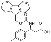 FMOC-(S)-3-氨基-3-(4-甲基苯基)-丙酸结构式