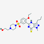 HYDROXYTHIOHOMO SILDENAFIL结构式