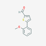 Structure of 5-(2-methoxyphenyl)- 2-Thiophenecarboxaldehyde