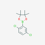 Structure of 2-(2,5-dichlorophenyl)-4,4,5,5-tetramethyl-1,3,2-dioxaborolane