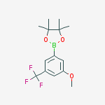 1,3,2-Dioxaborolane,2-[3-methoxy-5-(trifluoromethyl)phenyl]-4,4,5,5-tetramethyl-结构式