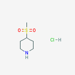 Structure of 4-(Methylsulfonyl)Piperidine Hydrochloride