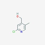 Structure of (2-chloro-5-methylpyridin-4-yl)methanol