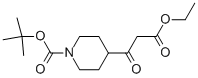 Structure of 4-(2-ETHOXYCARBONYL-ACETYL)-PIPERIDINE-1-CARBOXYLIC ACID TERT-BUTYL ESTER