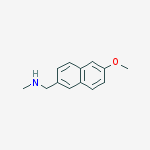 2-Naphthalenemethanamine, 6-methoxy-N-methyl-结构式