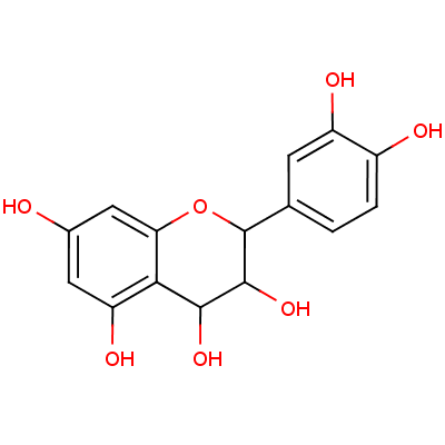 Structure of LEUCOCYANIDIN POLYMER