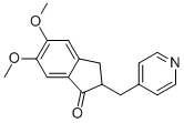 Structure of 5,6-DIMETHOXY-2-PYRIDIN-4-YLMETHYL-INDAN-1-ONE