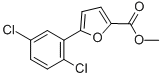 Structure of METHYL 5-(2 5-DICHLOROPHENYL)-2-FUROATE&