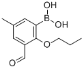 Structure of 3-FORMYL-2-METHYL-2-PROPOXYPHENYLBORONI&