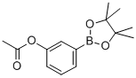 Structure of 3-(4,4,5,5-TETRAMETHYL-1,3,2-DIOXABOROLAN-2-YL)PHENYL ACETATE