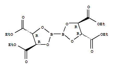 Structure of Bis(diethyl-L-tartrate glycolato)diboron