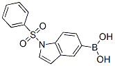 Structure of 1-(PHENYLSULFONYL)-5-INDOLEBORONIC ACID