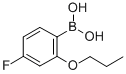 Structure of 4-FLUORO-2-PROPOXYPHENYLBORONIC ACID