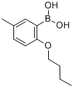 2-丁氧基-5-甲基苯基硼酸结构式