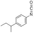 Structure of 4-SEC-BUTYLPHENYL ISOCYANATE  97