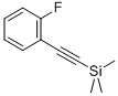 Structure of (2-FLUOROPHENYLETHYNYL)TRIMETHYLSILANE